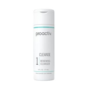 Proactiv Acne Cleanser – Benzoyl Peroxide Face Wash and Acne Treatment – Daily Facial Cleanser and Hyularonic Acid Moisturizer with Exfoliating Beads – 90 Day Supply, 6 Oz Proactiv Acne Cleanser – Benzoyl Peroxide Face Wash and Acne Treatment – Daily Facial Cleanser and Hyularonic Acid Moisturizer with Exfoliating Beads – 90 Day Supply, 6 Oz