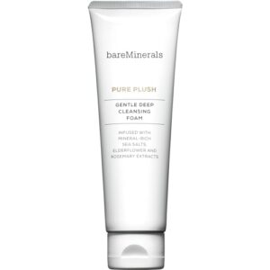 bareMinerals Pure Plush Gentle Deep Cleansing Foam, Nourishing and Smoothing Face Cleanser, Vegan, SLS-free formula bareMinerals Pure Plush Gentle Deep Cleansing Foam, Nourishing and Smoothing Face Cleanser, Vegan, SLS-free formula