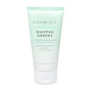 Farmacy Foaming Face Wash for Oily Skin – Whipped Greens Oil-Free Gentle Facial Cleanser + Exfoliator – Infused with Green Clay to Remove Impurities, Control Oil + Maintain Skin Hydration (150ml) Farmacy Foaming Face Wash for Oily Skin – Whipped Greens Oil-Free Gentle Facial Cleanser + Exfoliator – Infused with Green Clay to Remove Impurities, Control Oil + Maintain Skin Hydration (150ml)