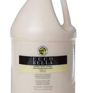 Ecco Bella Vanilla Body Lotion – Plant-Based Vegan Formula – Clean and All Natural Body Lotion for Women & Men – Cruelty Free Vanilla Fragrance Body Moisturizer – Organic Vanilla Body Cream – 1 Gallon Ecco Bella Vanilla Body Lotion – Plant-Based Vegan Formula – Clean and All Natural Body Lotion for Women & Men – Cruelty Free Vanilla Fragrance Body Moisturizer – Organic Vanilla Body Cream – 1 Gallon