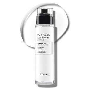 COSRX 6X Peptide Collagen Booster Toner Serum, Niacinamide & Hyaluronic Acid Skin Renewal Boosting Facial Essence for All Skin Types, Korean Skin Care, Paraben Free, 150mL/5.07 Fl.Oz COSRX 6X Peptide Collagen Booster Toner Serum, Niacinamide & Hyaluronic Acid Skin Renewal Boosting Facial Essence for All Skin Types, Korean Skin Care, Paraben Free, 150mL/5.07 Fl.Oz