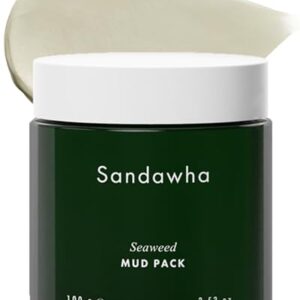 SanDaWha SKINCURE Vegan Seaweed Mud Mask with Kaolin & Bentonite – Pore Detoxifying & Cleansing Face Clay Mask, Soothes Sensitive Skin, Tightens Pores, Oil Control for Women and Men, 3.5oz. SanDaWha SKINCURE Vegan Seaweed Mud Mask with Kaolin & Bentonite – Pore Detoxifying & Cleansing Face Clay Mask, Soothes Sensitive Skin, Tightens Pores, Oil Control for Women and Men, 3.5oz.