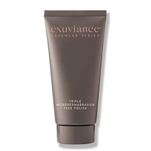 EXUVIANCE Triple Microdermabrasion Face Polish with Glycolic Acid, Papaya Enzyme and Pure Professional Grade Crystals, 75 g. EXUVIANCE Triple Microdermabrasion Face Polish with Glycolic Acid, Papaya Enzyme and Pure Professional Grade Crystals, 75 g.