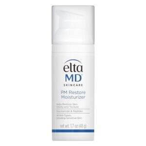 EltaMD PM Restore Face Moisturizer, Night Moisturizer for Face, Safe For All Skin Types, 1.7 oz Pump EltaMD PM Restore Face Moisturizer, Night Moisturizer for Face, Safe For All Skin Types, 1.7 oz Pump