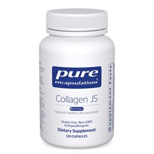 Pure Encapsulations Collagen JS – Skin & Joint Health* – 1,000 mg Hydrolyzed Biocell Collagen – Gluten Free & Non-GMO – 120 Capsules Pure Encapsulations Collagen JS – Skin & Joint Health* – 1,000 mg Hydrolyzed Biocell Collagen – Gluten Free & Non-GMO – 120 Capsules