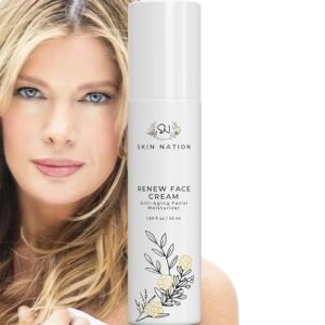 Renewing and Rejuvenating Moisturizer Face Cream Enriched with Amino Acids, Green Tea & Vitamin E, Potent Anti Aging Face Cream, Designed for All Skin Types, Face Moisturizer for Women or Men, Vegan Renewing and Rejuvenating Moisturizer Face Cream Enriched with Amino Acids, Green Tea & Vitamin E, Potent Anti Aging Face Cream, Designed for All Skin Types, Face Moisturizer for Women or Men, Vegan