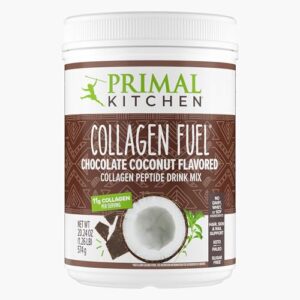 Primal Kitchen Chocolate Collagen Fuel Drink Mix, Chocolate Coconut Collagen Peptides, No Sugar or Dairy, 20 Ounces Primal Kitchen Chocolate Collagen Fuel Drink Mix, Chocolate Coconut Collagen Peptides, No Sugar or Dairy, 20 Ounces