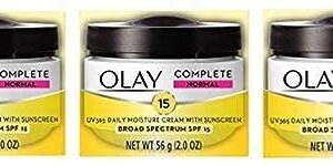 Olay Face Moisturizer Complete All Day UV Moisture Cream with Sunscreen SPF 15, Normal Skin, 2 Fl Oz (Pack of 3) Olay Face Moisturizer Complete All Day UV Moisture Cream with Sunscreen SPF 15, Normal Skin, 2 Fl Oz (Pack of 3)