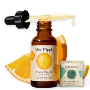 Mad Hippie Vitamin C Serum + Pillow Pack – Brightening Serum with Hyaluronic Acid, Ferulic Acid, Vitamin E Mad Hippie Vitamin C Serum + Pillow Pack – Brightening Serum with Hyaluronic Acid, Ferulic Acid, Vitamin E