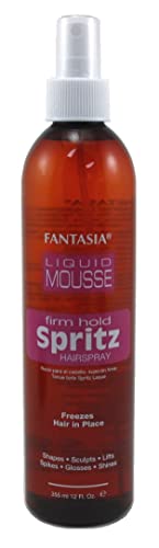 Fantasia Spritz Liquid Mousse 10 Ounce Bonus Pump (Firm) (295.7ml) (3 Pack) - Image 3