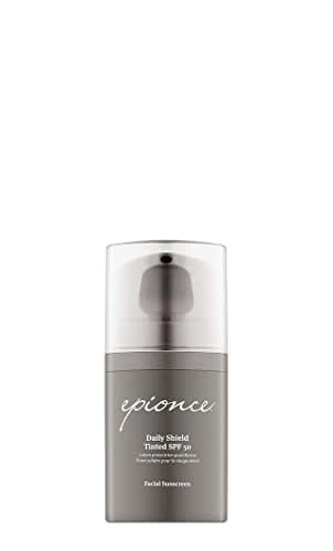Epionce Daily Shield Tinted SPF 50 Sunscreen - Tinted Sunscreen for Face, Tinted Moisturizer with SPF, Hydrating Face Moisturizer with SPF Zinc Oxide