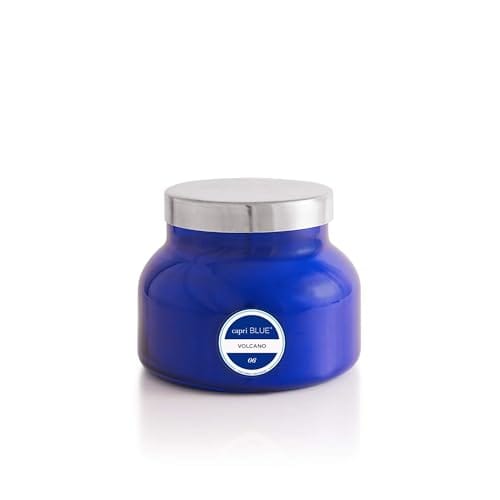 Capri Blue Volcano- Luxury Glass Jar Scented Candles - Soy Wax Candles for Home Scented with Tropical Fruit & Sugared Citrus (19 oz)