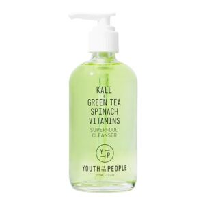 Youth To The People Facial Cleanser – Kale and Green Tea Cleanser – Gentle Face Wash, Makeup Remover + Pore Minimizer for All Skin Types – Vegan (8oz) Youth To The People Facial Cleanser – Kale and Green Tea Cleanser – Gentle Face Wash, Makeup Remover + Pore Minimizer for All Skin Types – Vegan (8oz)