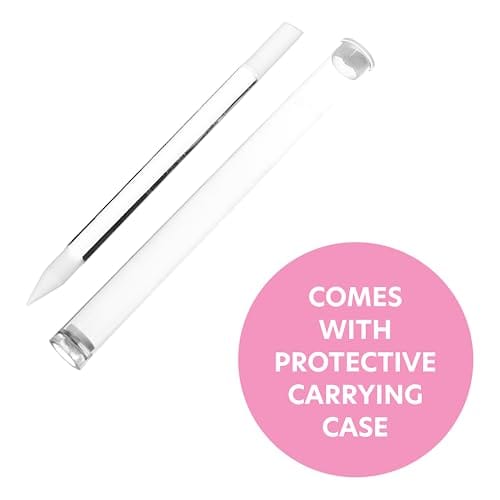 Glass Cuticle Pusher by Bona Fide Beauty - Dual Ended Manicure Stick - Premium Czech Glass Manicure Tools - Image 7