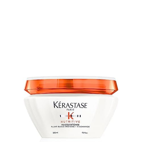 KERASTASE Nutritive Masquintense Hair Mask | Deeply Nourishes & Conditions | With Plant-Based Proteins & Niacinamide | For Fine to Medium Dry Hair | 6.8 Fl Oz
