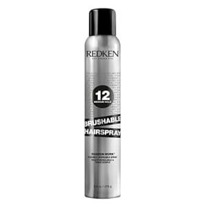 Redken Brushable Hairspray 12 | Flexible Medium Hold with Natural Finish | Protects Against Frizz & Humidity | For All Hair Types | 10.4 Oz Redken Brushable Hairspray 12 | Flexible Medium Hold with Natural Finish | Protects Against Frizz & Humidity | For All Hair Types | 10.4 Oz