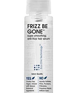 GIOVANNI ECO CHIC Frizz Be Gone – Super Smoothing Anti-Frizz Hair Serum, Adds Shine, Seals in Color, Infused with Natural Botanical Ingredients, Salon Quality, No Parabens – 2.75 oz (3 Pack) GIOVANNI ECO CHIC Frizz Be Gone – Super Smoothing Anti-Frizz Hair Serum, Adds Shine, Seals in Color, Infused with Natural Botanical Ingredients, Salon Quality, No Parabens – 2.75 oz (3 Pack)