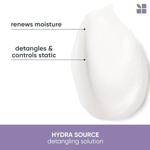Biolage Hydra Source Detangling Solution | Detangles & Controls Static For Less Frizz & Fly-Aways | Renews Moisture | Paraben-Free | For Dry Hair | Vegan | Cruelty Free | 33.8 Fl. Oz - Image 3