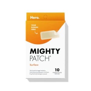 Mighty Patch Surface from Hero Cosmetics – Hydrocolloid Spot Patch for Body, Cheek, Forehead, and Chin, Vegan-friendly (10 Count) Mighty Patch Surface from Hero Cosmetics – Hydrocolloid Spot Patch for Body, Cheek, Forehead, and Chin, Vegan-friendly (10 Count)