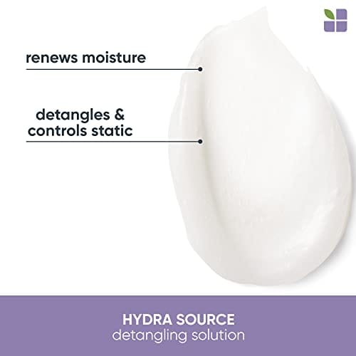 Biolage Hydra Source Detangling Solution | Detangles & Controls Static For Less Frizz & Fly-Aways | Renews Moisture | Paraben-Free | For Dry Hair | Vegan | Cruelty Free | 33.8 Fl. Oz - Image 4