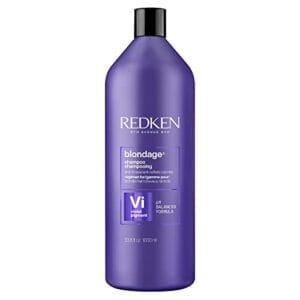 Redken Color Extend Blondage Depositing Purple Shampoo for Blonde Hair, Neutralizes Brassy Tones with Citric Acid, 33.8 Fl Oz Redken Color Extend Blondage Depositing Purple Shampoo for Blonde Hair, Neutralizes Brassy Tones with Citric Acid, 33.8 Fl Oz