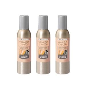 Yankee Candle Concentrated Air Freshener Room Spray, Odor Eliminator for Home, Bathroom, Tangerine & Vanilla, 1.5 Oz (Pack of 3) Yankee Candle Concentrated Air Freshener Room Spray, Odor Eliminator for Home, Bathroom, Tangerine & Vanilla, 1.5 Oz (Pack of 3)