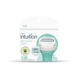 Schick Intuition Sensitive Skin Womens Razor Refills with Vitamin E & Aloe, Pack of 1(count of 3) Schick Intuition Sensitive Skin Womens Razor Refills with Vitamin E & Aloe, Pack of 1(count of 3)