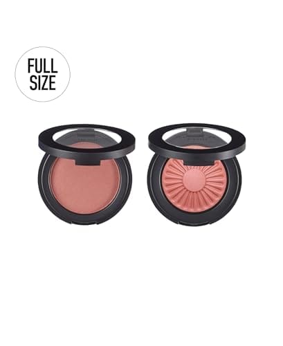 bareMinerals Limited Edition Glow Giver Blush & Bronzer Duo, GEN NUDE Powder Blush, GEN NUDE Blonzer Blush + Bronzer, Holiday Makeup Gift, Full-Size, Set of 2 - Image 2