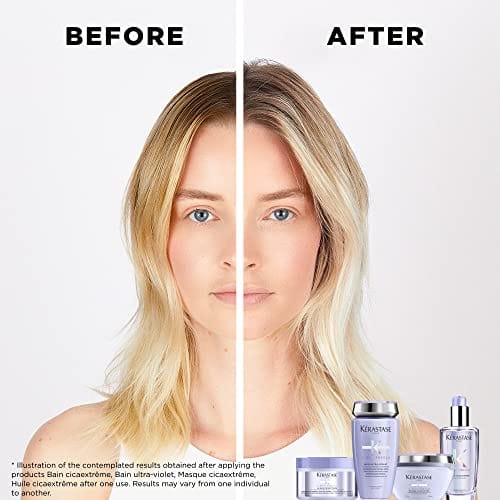 Kerastase Blond Absolu Lumière Illuminating Shampoo | For Lightened Highlighted and Damaged Hair | Nourishes and Illuminates | Adds Softness & Shine | Strengthens Damaged Hair | With Hyaluronic Acid - Image 7