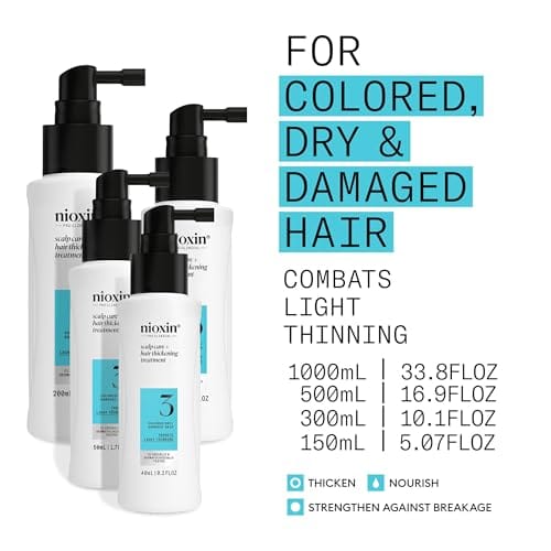 Nioxin System 3 Scalp + Hair Thickening Treatment- Serum for Damaged Hair with Light Thinning, 6.8 oz (Packaging May Vary) - Image 4