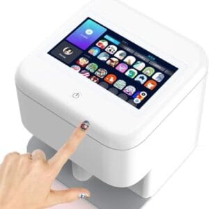 ZMQHYFD Nail Art Stickers Digital Intelligent 3D Nail Printing Robot,Upport DIY/App/WiFi/USB,Nail Painting Machine,for Nail Studio,Manicurists,and Nail Lovers