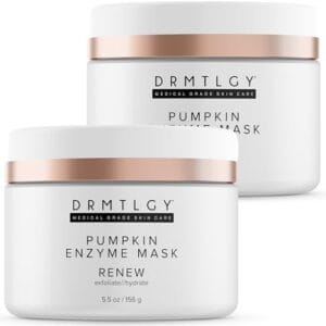 DRMTLGY Pumpkin Enzyme Face Mask with Jojoba Beads. Gentle Exfoliating Pumpkin Facial Mask for Dullness, Uneven Skin Tone, Fine Lines and Wrinkles. 5.5 oz, 2 pack DRMTLGY Pumpkin Enzyme Face Mask with Jojoba Beads. Gentle Exfoliating Pumpkin Facial Mask for Dullness, Uneven Skin Tone, Fine Lines and Wrinkles. 5.5 oz, 2 pack