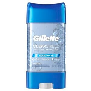 Gillette Advanced Clear Gel Antiperspirant Cool Wave 5 Pack Of 3.8 Ounce Net Wt 19 Ounce Gillette Advanced Clear Gel Antiperspirant Cool Wave 5 Pack Of 3.8 Ounce Net Wt 19 Ounce