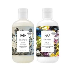 R+Co Gemstone Color Shampoo and Conditioner Set | Prolonged Color Vibrancy, Repairs + Nourishes Hair | Vegan + Cruelty-Free | 17 Oz R+Co Gemstone Color Shampoo and Conditioner Set | Prolonged Color Vibrancy, Repairs + Nourishes Hair | Vegan + Cruelty-Free | 17 Oz
