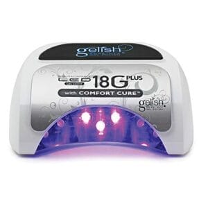 Gelish 18G Plus LED Light – 36W Professional LED Curing Lamp with Comfort Cure™ Technology, 60-Second Setting, Removable Magnetic Tray, SafeLight™, Pedicure Friendly, Acetone Resistant