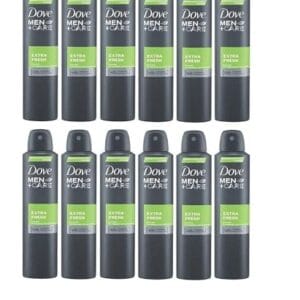 DOVE MEN + CARE Extra Fresh Antiperspirant Deodorant 48h Spray 150 ml / 5 fl oz, 61.2 Fl Oz (Pack of 12) DOVE MEN + CARE Extra Fresh Antiperspirant Deodorant 48h Spray 150 ml / 5 fl oz, 61.2 Fl Oz (Pack of 12)