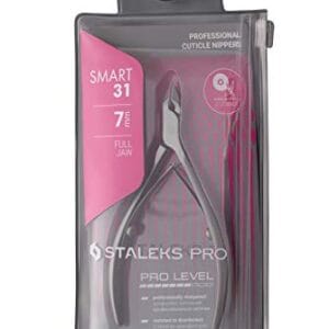 STALEKS PRO Professional Series Cuticle Nippers Smart 31 7mm Manicure Pedicure Tools Salon Home Use Made in EU (NS-31-7) STALEKS PRO Professional Series Cuticle Nippers Smart 31 7mm Manicure Pedicure Tools Salon Home Use Made in EU (NS-31-7)