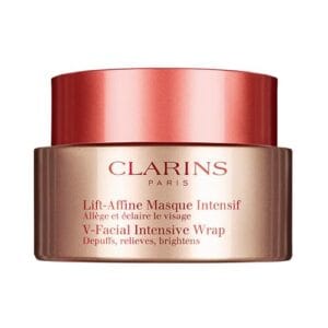 Clarins V-Facial Intensive Wrap Face Mask | Award-Winning Facial Contouring Mask | Visibly Reduces Puffiness and Swelling Caused by Stress,Heat and Hormonal Changes | Promotes Even Skin Tone | 2.5 Oz Clarins V-Facial Intensive Wrap Face Mask | Award-Winning Facial Contouring Mask | Visibly Reduces Puffiness and Swelling Caused by Stress,Heat and Hormonal Changes | Promotes Even Skin Tone | 2.5 Oz