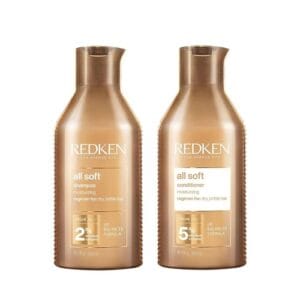 Redken All Soft Shampoo and Conditioner | For Dry / Brittle Hair | Provides Intense Softness and Shine | With Argan Oil Redken All Soft Shampoo and Conditioner | For Dry / Brittle Hair | Provides Intense Softness and Shine | With Argan Oil