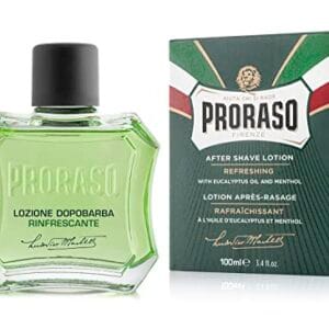 Proraso After Shave Lotion for Men, Refreshing and Toning with Menthol and Eucalyptus Oil, 3.4 Fl Oz (Pack of 1) Proraso After Shave Lotion for Men, Refreshing and Toning with Menthol and Eucalyptus Oil, 3.4 Fl Oz (Pack of 1)