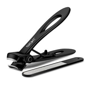 SZQHT Ultra Wide Jaw Opening Nail Clippers Set Toenail Clippers for Thick Nails Cutter for Ingrown Manicure,Pedicure,Men & Women Big(Black) SZQHT Ultra Wide Jaw Opening Nail Clippers Set Toenail Clippers for Thick Nails Cutter for Ingrown Manicure,Pedicure,Men & Women Big(Black)