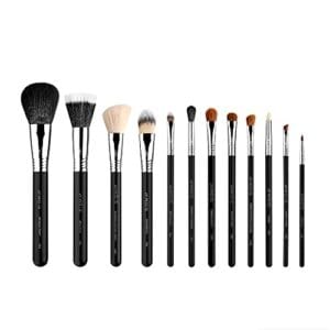 Sigma Beauty Essential Makeup Brushes Set – Professional Grade Makeup Brush Set with Premium Fibers and Sleek, Durable Handles for Face & Eyes, Includes 12 CK001 Black Makeup Brushes Sigma Beauty Essential Makeup Brushes Set – Professional Grade Makeup Brush Set with Premium Fibers and Sleek, Durable Handles for Face & Eyes, Includes 12 CK001 Black Makeup Brushes