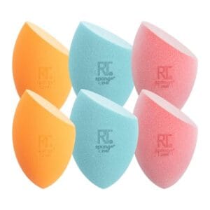 Real Techniques 6 Pack Assorted Makeup Blending Sponges, 3 Miracle Makeup Sponges, For Blending, Baking, And Setting, Use With Foundation & Powder, Dewy or Matte Finish, Cruelty-Free Real Techniques 6 Pack Assorted Makeup Blending Sponges, 3 Miracle Makeup Sponges, For Blending, Baking, And Setting, Use With Foundation & Powder, Dewy or Matte Finish, Cruelty-Free