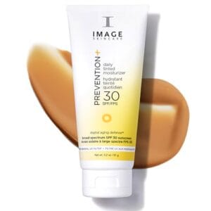 IMAGE Skincare, PREVENTION+ Daily Tinted Moisturizer SPF 30 Sunscreen, No White Cast, Amazon Exclusive, 3.2oz IMAGE Skincare, PREVENTION+ Daily Tinted Moisturizer SPF 30 Sunscreen, No White Cast, Amazon Exclusive, 3.2oz