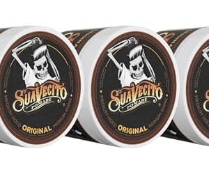 Suavecito Pomade Original Hold 4 oz, 3 Pack – Medium Hold Hair Pomade For Men – Medium Shine Water Based Wax Like Flake Free Hair Gel – Easy To Wash Out – All Day Hold For All Hairstyles Suavecito Pomade Original Hold 4 oz, 3 Pack – Medium Hold Hair Pomade For Men – Medium Shine Water Based Wax Like Flake Free Hair Gel – Easy To Wash Out – All Day Hold For All Hairstyles