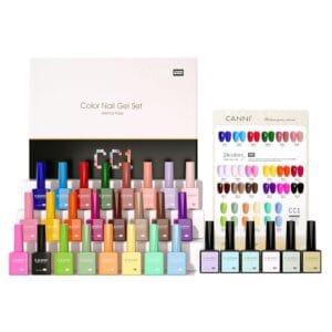 CANNI CC1 30Pcs 9ML Hema-free Gel Nail Polish Set, Black Pink Nude Red Blue Green Gel Polish Kit Color Soak Off LED Nail Gel Polish Set Nail Art Starter Manicure Salon DIY at Home CANNI CC1 30Pcs 9ML Hema-free Gel Nail Polish Set, Black Pink Nude Red Blue Green Gel Polish Kit Color Soak Off LED Nail Gel Polish Set Nail Art Starter Manicure Salon DIY at Home