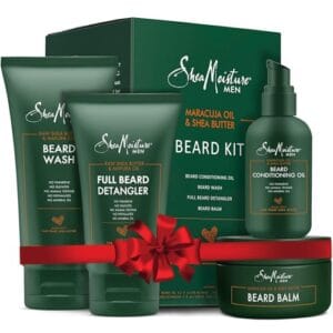 SheaMoisture Beard-Care Kit for Men, Includes Wash, Balm, Oil, Conditioner, Natural Shea Butter & Maracuja Oil, Great Gift SheaMoisture Beard-Care Kit for Men, Includes Wash, Balm, Oil, Conditioner, Natural Shea Butter & Maracuja Oil, Great Gift