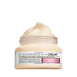 IT Cosmetics Confidence in a Cream Anti Aging Face Moisturizer – Visibly Reduces Fine Lines, Wrinkles & Signs of Aging Skin in 2 Weeks, 48HR Hydration with Hyaluronic Acid, Niacinamide – 2 fl oz IT Cosmetics Confidence in a Cream Anti Aging Face Moisturizer – Visibly Reduces Fine Lines, Wrinkles & Signs of Aging Skin in 2 Weeks, 48HR Hydration with Hyaluronic Acid, Niacinamide – 2 fl oz
