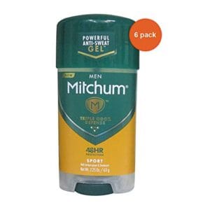 Mitchum Men Gel Antiperspirant Deodorant, Sport, 2.25 Ounce (Pack of 6) Mitchum Men Gel Antiperspirant Deodorant, Sport, 2.25 Ounce (Pack of 6)