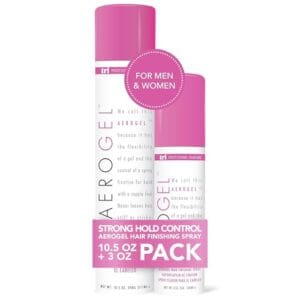 TRI Design Aerogel Hairspray – Hair Styling Gel Plus Texture Spray for Men & Women, Combining Flexibility & Control for Strong Hold, No Hair Flakes to All Hair Style & Types – 10.5 Oz & 3 Oz TRI Design Aerogel Hairspray – Hair Styling Gel Plus Texture Spray for Men & Women, Combining Flexibility & Control for Strong Hold, No Hair Flakes to All Hair Style & Types – 10.5 Oz & 3 Oz